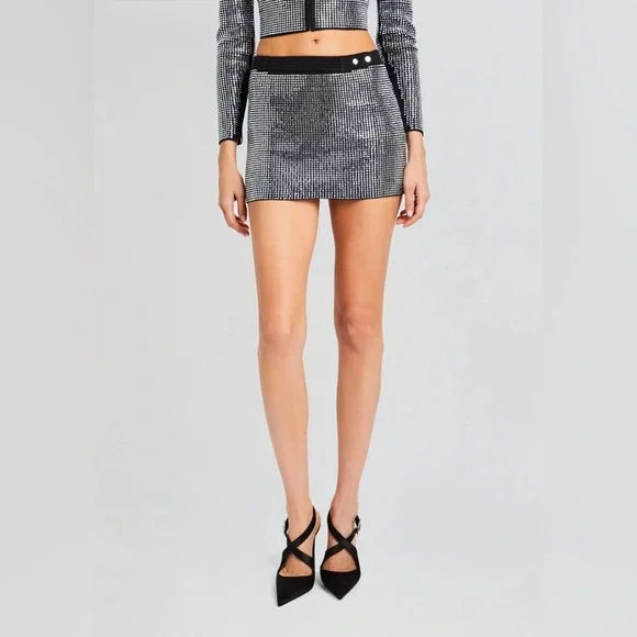 Retrofete Delta Embellished Skirt